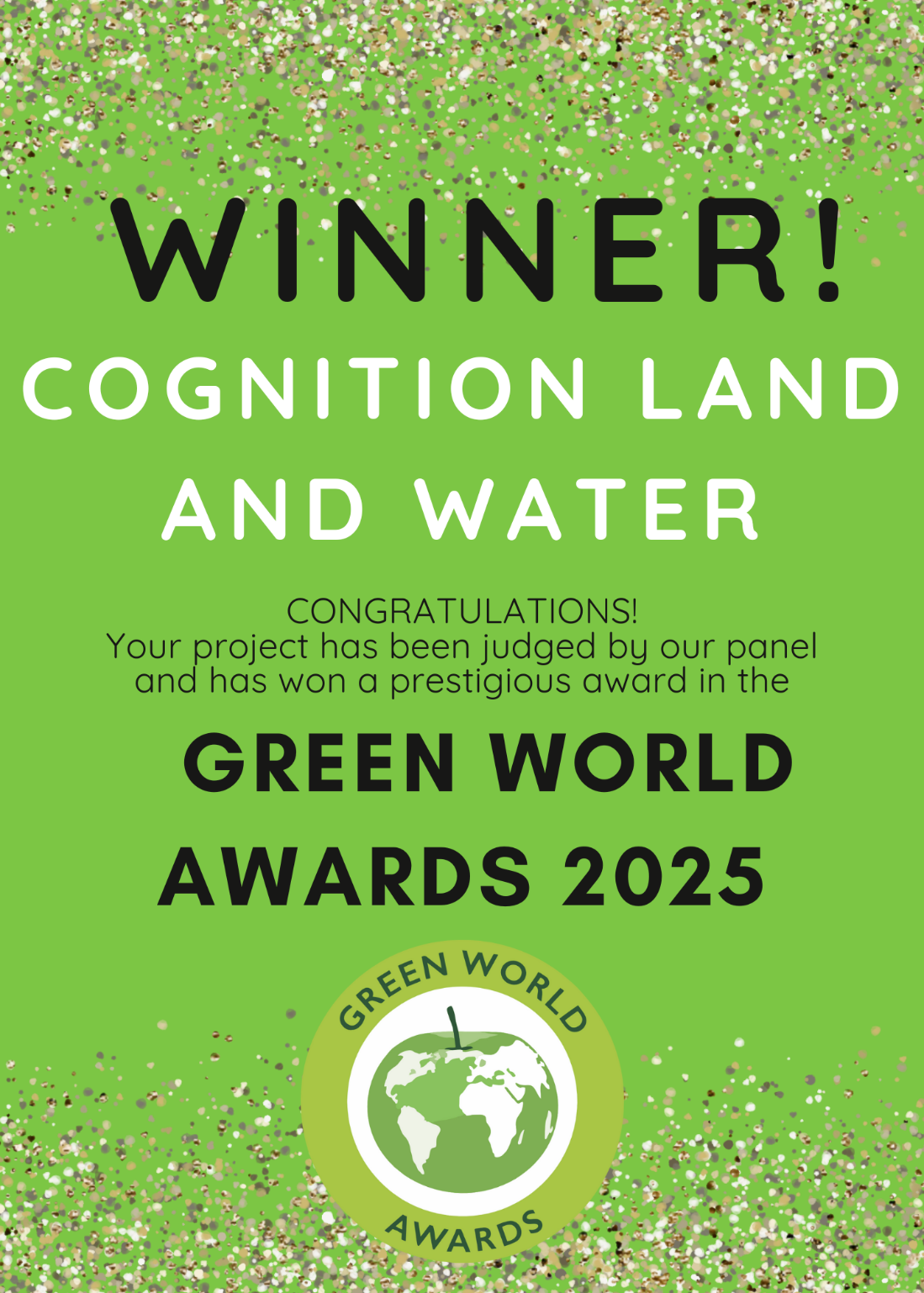 Green World Award Winner!